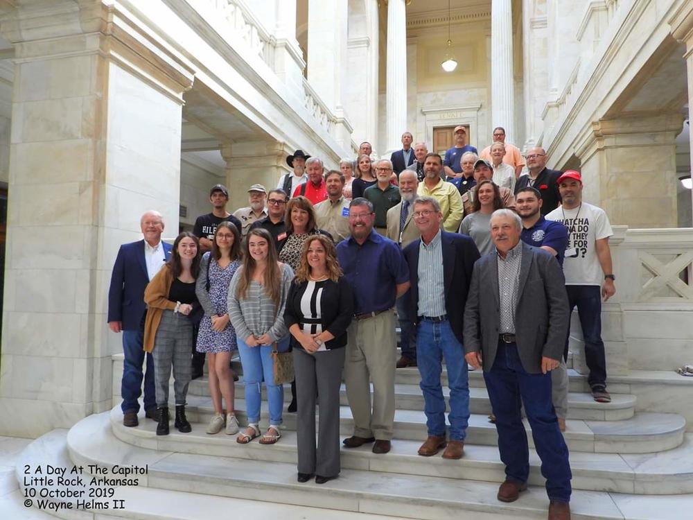 Group posing in the Capitol.