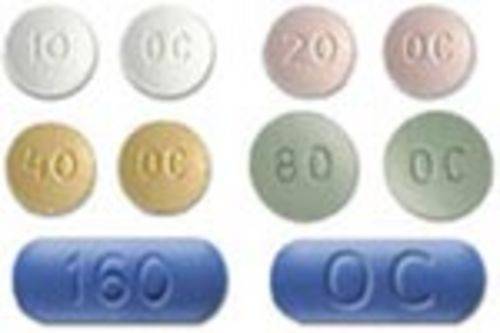 Oxycontin tablets.
